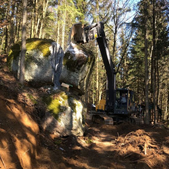 BETONAMIT® u akciji – pukotine u kamenu nakon primene sredstva